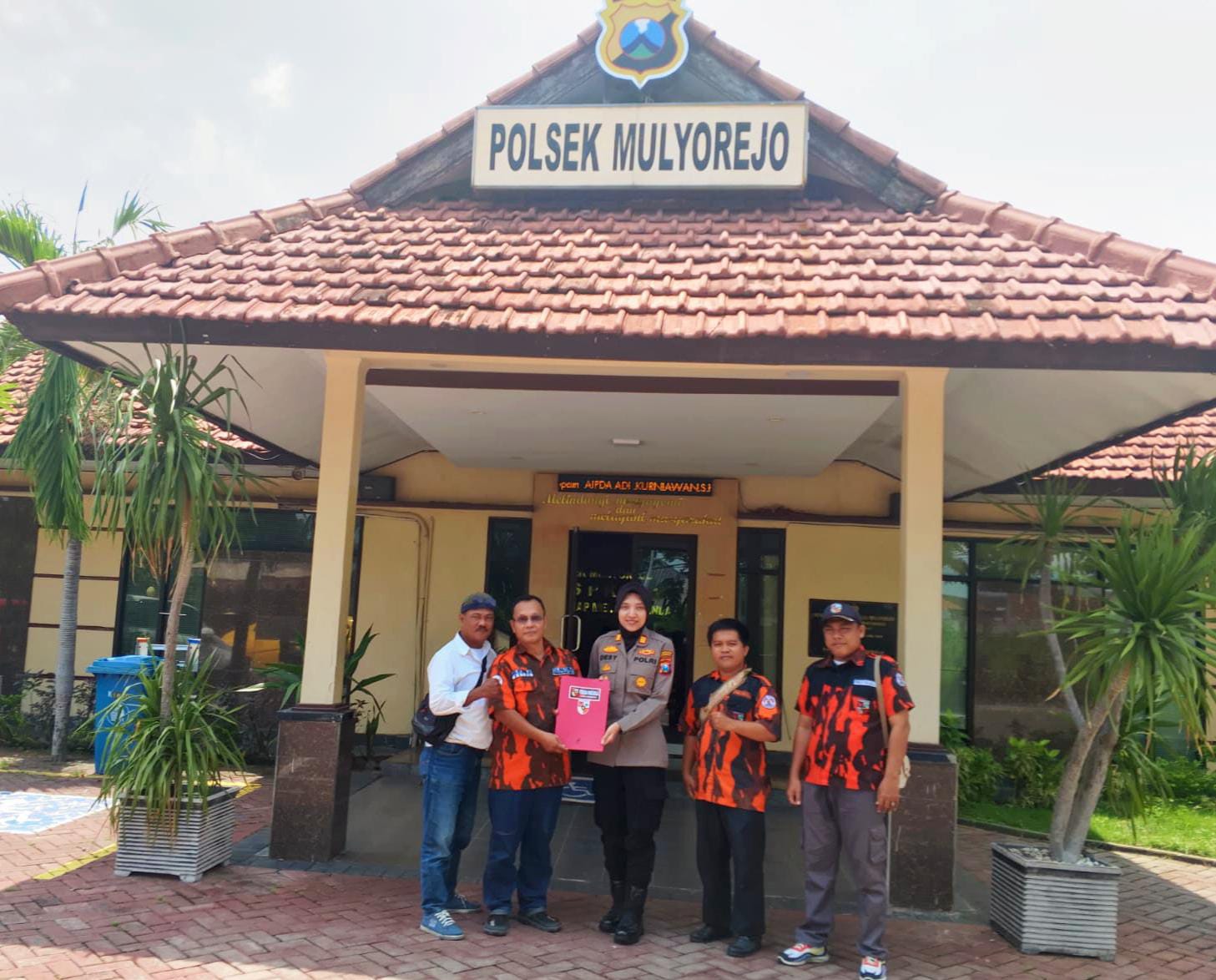 Jalin Sinergitas, Silaturahmi dan Penyerahan SK Pengurus PAC Pemuda Pancasila Mulyorejo ke 3 Pilar Forkopimcam Mulyorejo