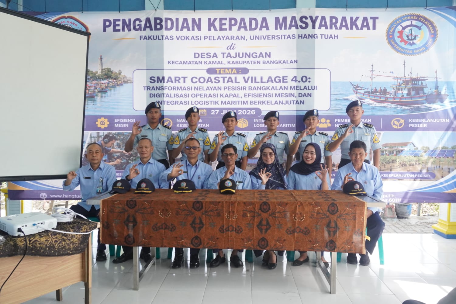 Fakultas Vokasi Pelayaran Universitas Hang Tuah Wujudkan Smart Coastal Village 4.0, Perkuat Kemandirian Nelayan Pesisir Bangkalan